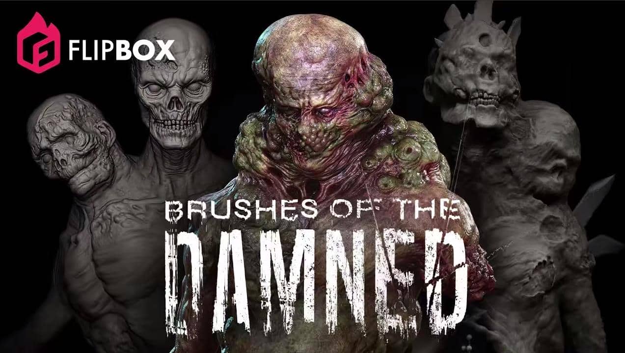 受诅者之笔刷 – Blender版本 – Brushes of the Damned – Blender Version