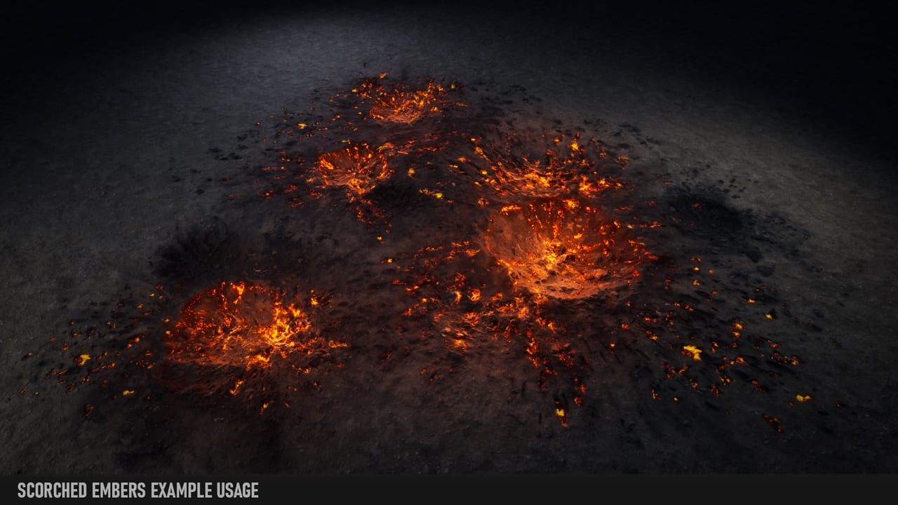 弹坑与残骸贴花资源包 – Crater Decals