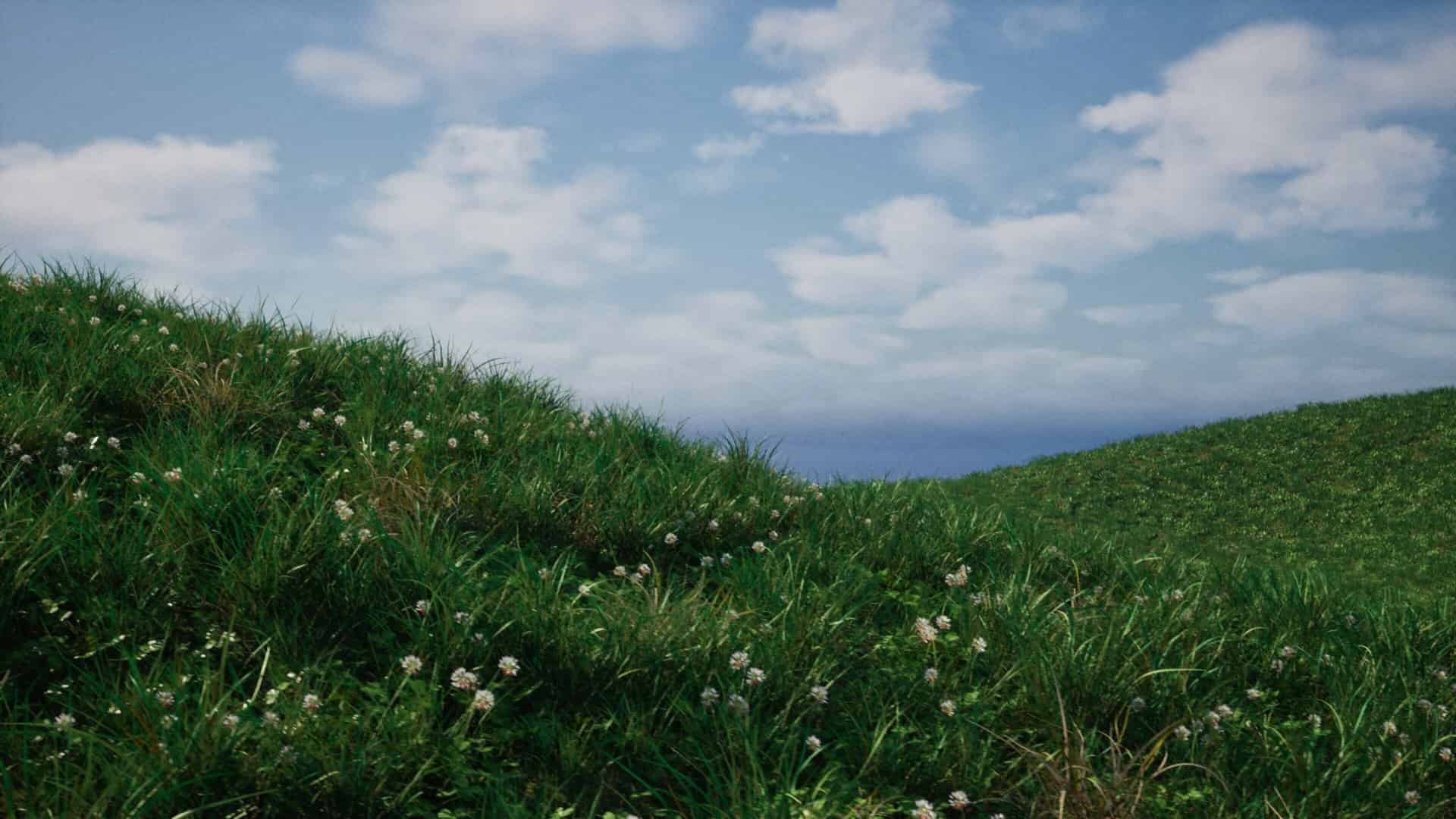 白三叶草Nanite植被资源包 v1.2 – White Clover v1.2 | Nanite Foliage