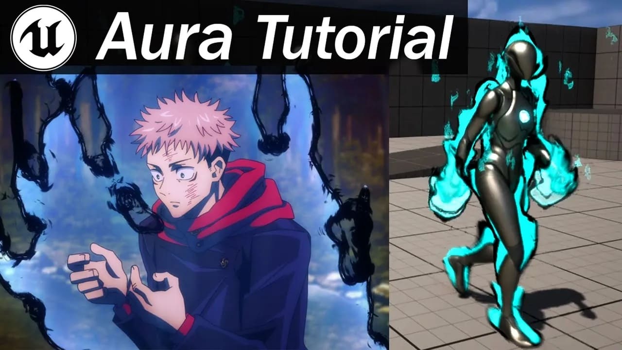 动漫角色气场视觉特效 – anime character Aura vfx