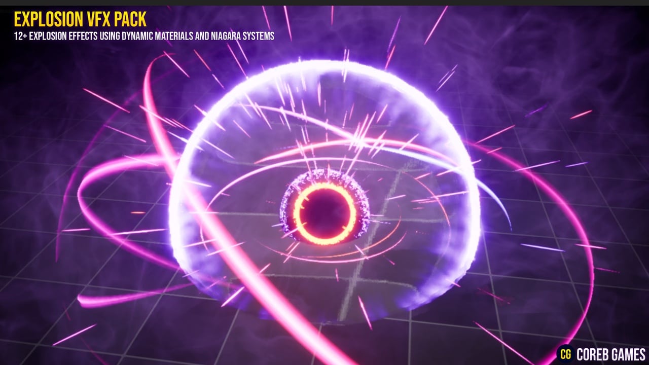 爆炸视觉特效资源包 – Explosion VFX Pack
