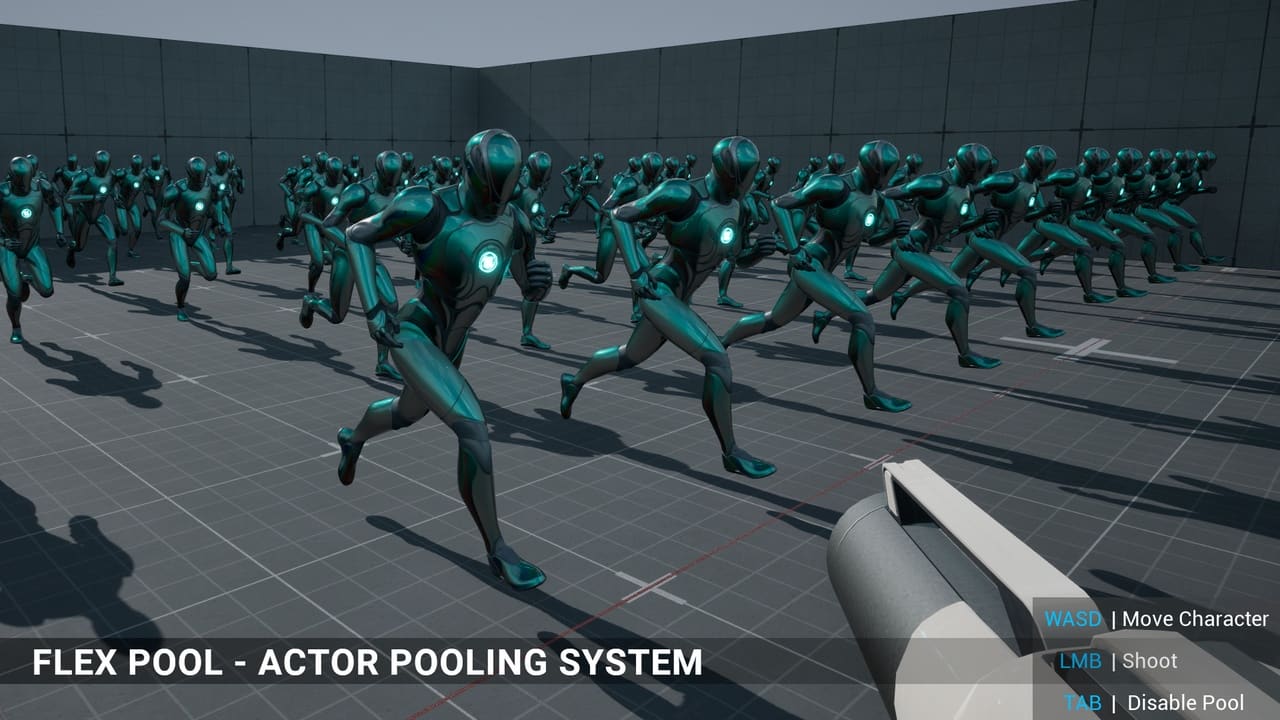 角色对象池管理系统 – Flex Pool – Actor Pooling System