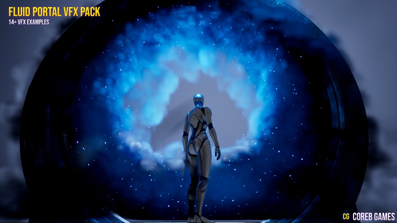 流体传送门视觉特效资源包 – Fluid Portal VFX Pack