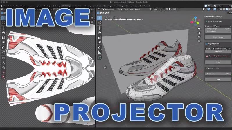 blender图像投影贴图插件 – FTW3DForge Image Projector v2.1.0