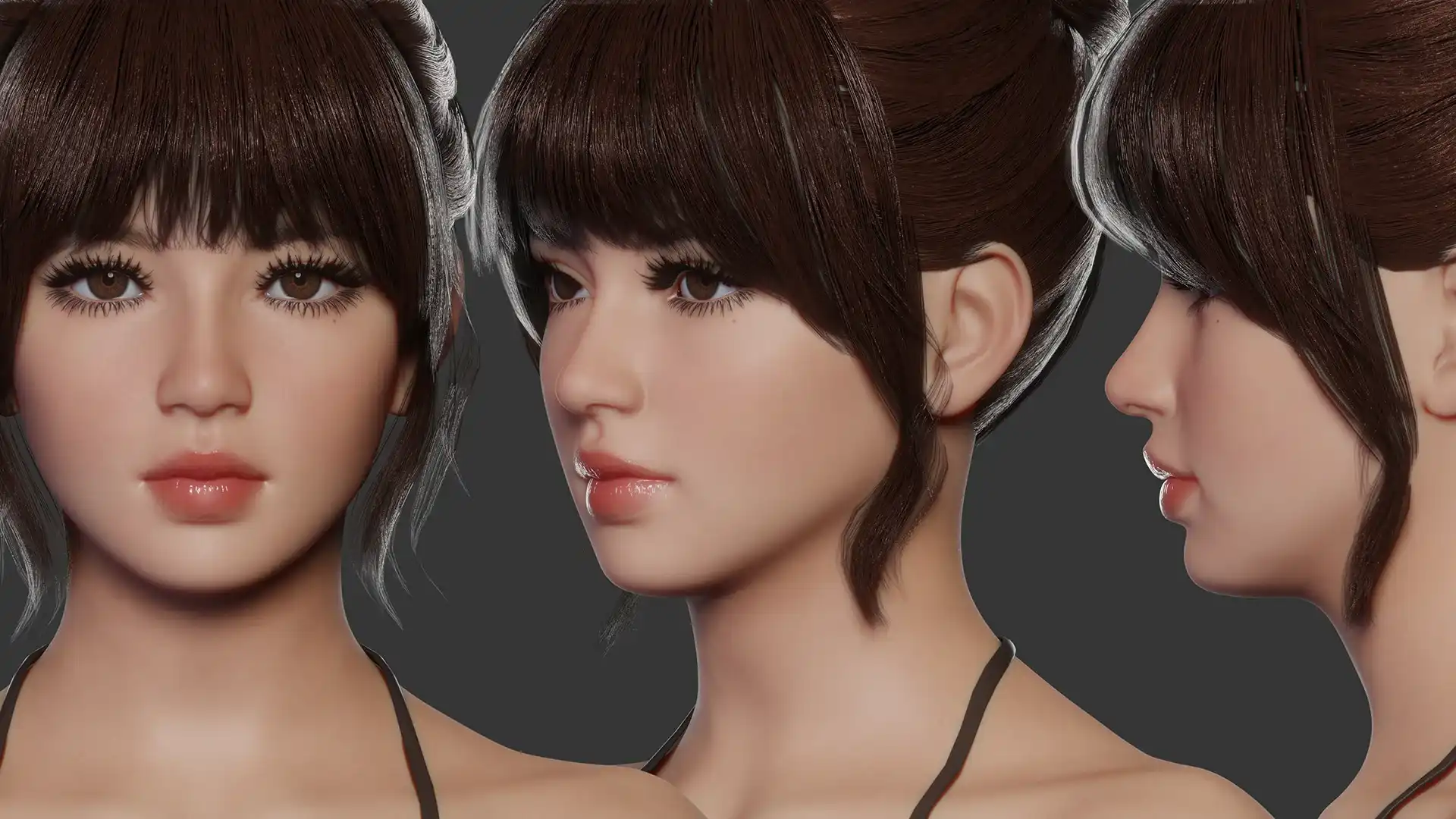 JOY v1.4 – 骨骼绑定女性角色 – JOY v1.4 – Rigged Female Character