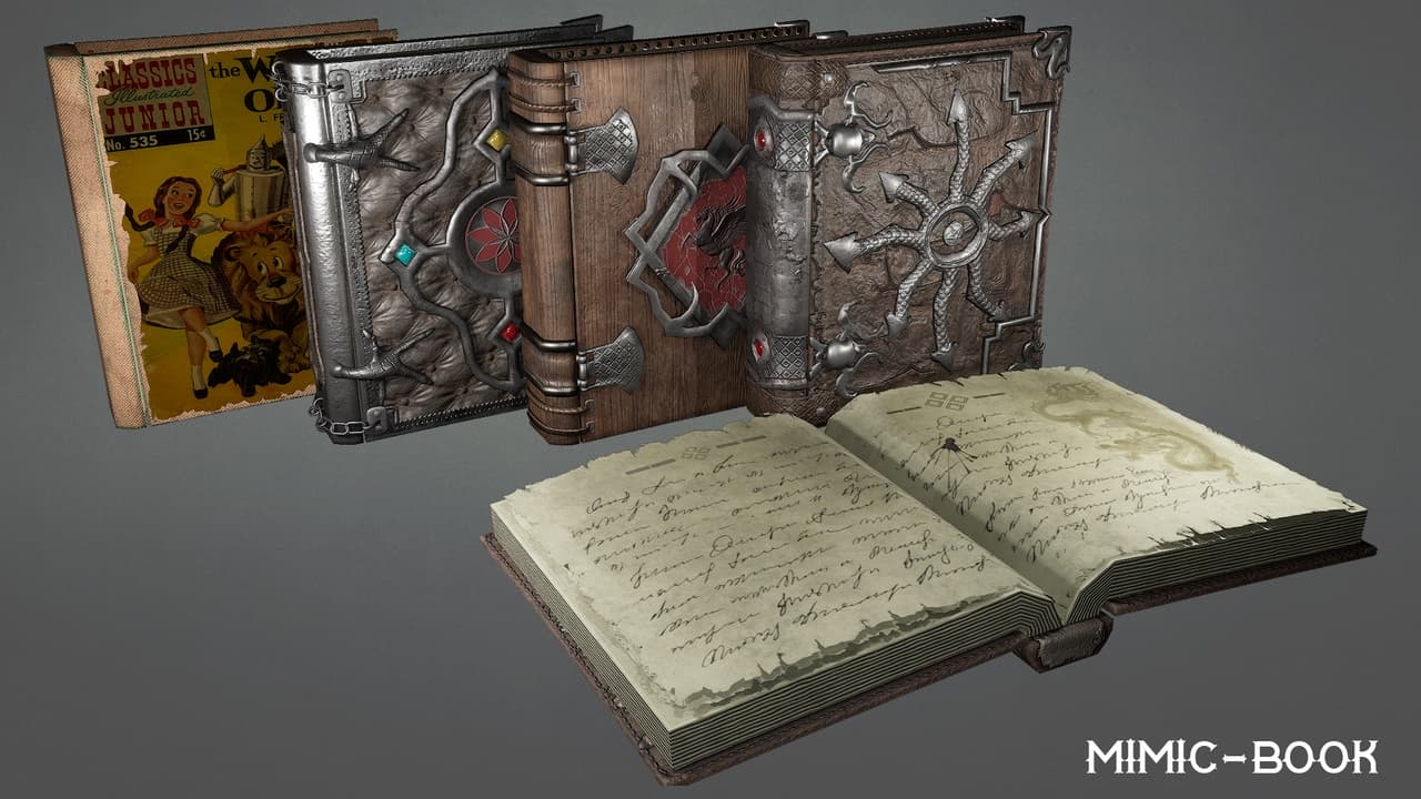 拟态书本 – Mimic book