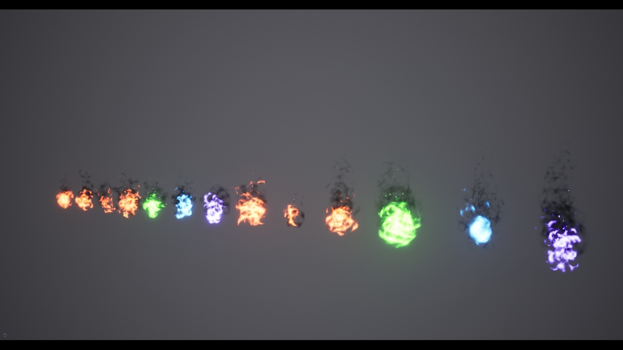 Niagara风格化火焰第一卷 – Niagara Stylized Fire Vol. 1