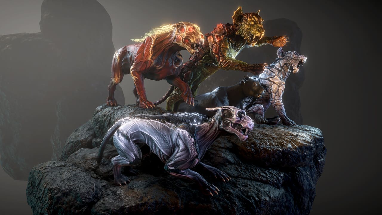 黑豹3D模型包 – Panthers pack