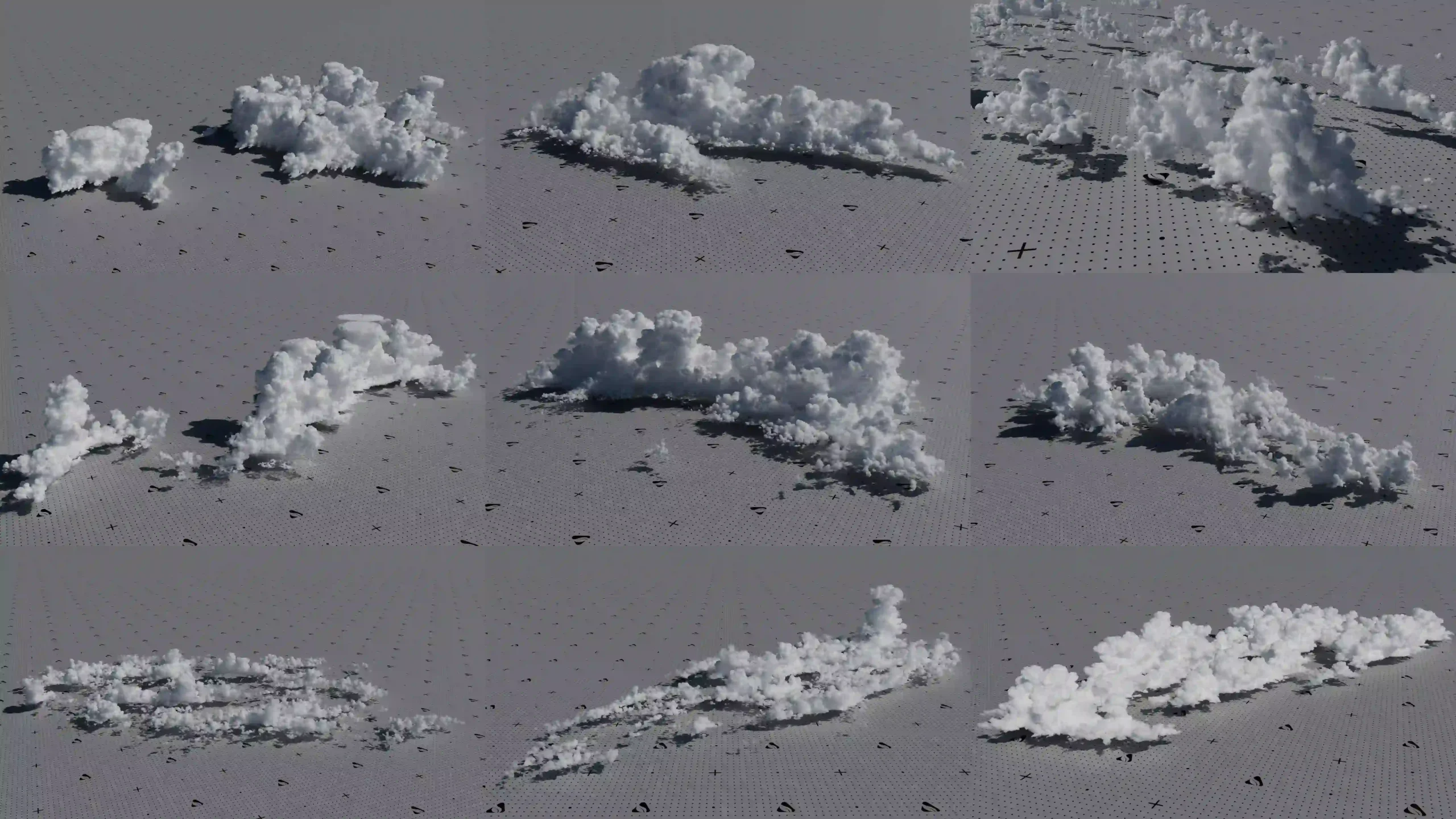 Akna 3D低分辨率云样本包 – Akna 3D Complete Cloud Catalogue Low Res Sample Pack