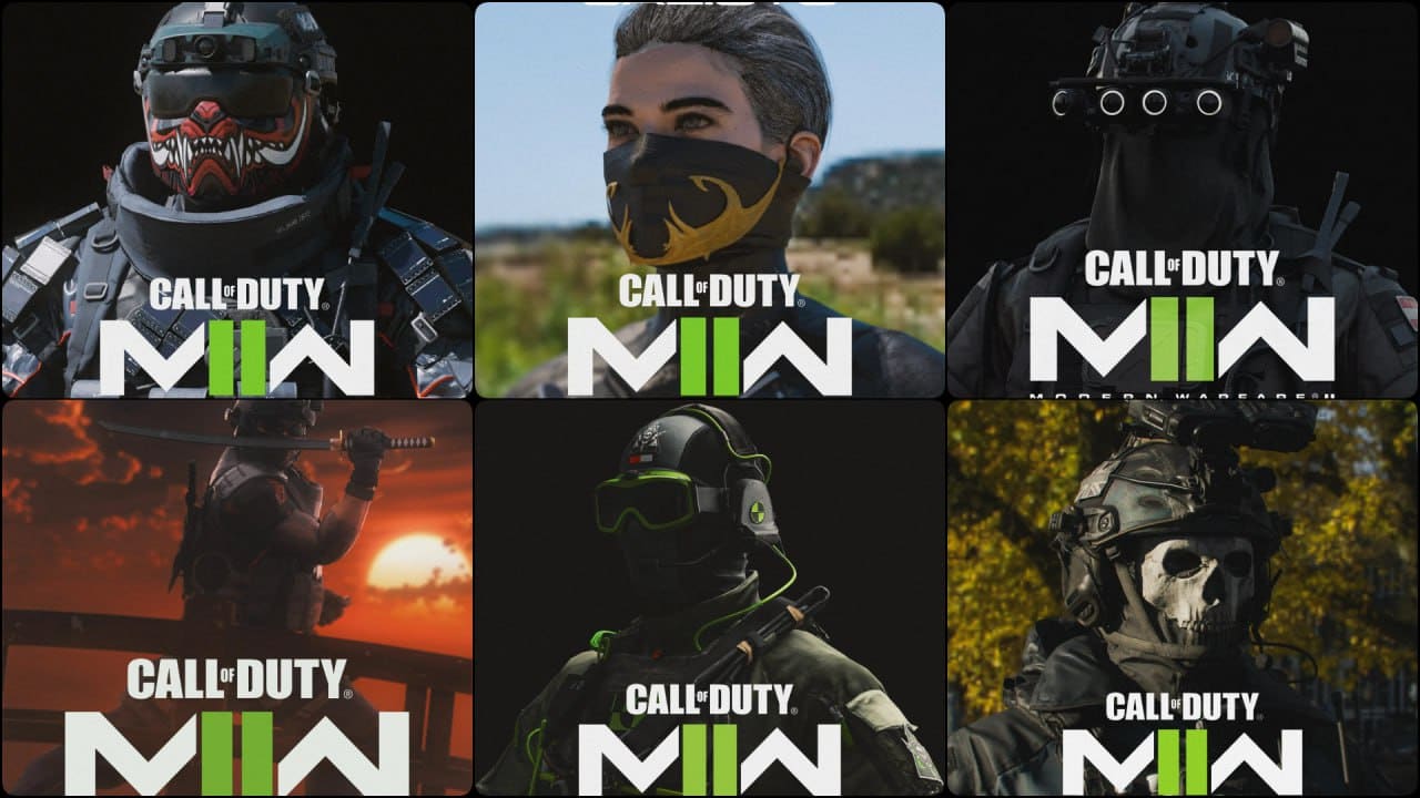 使命召唤现代战争2角色模型合集 – Call of Duty Modern Warfare II Characters Collection