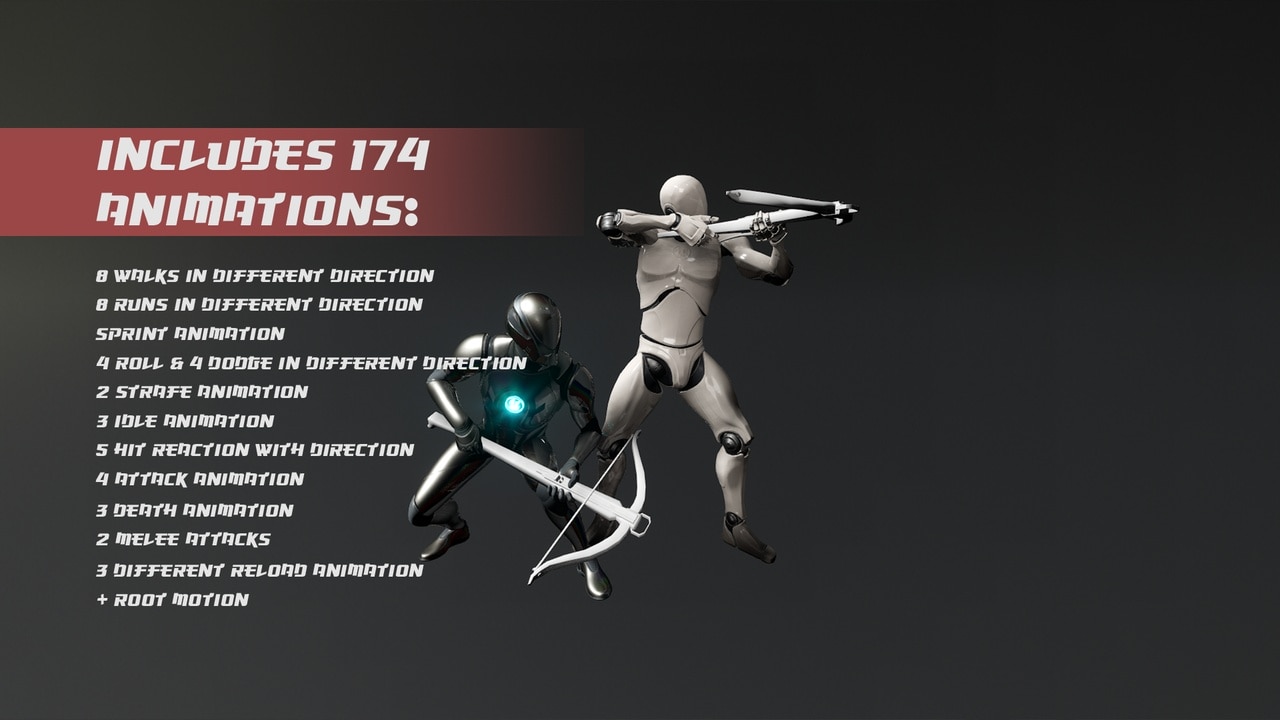 弩动画集 – Crossbow Animation Set