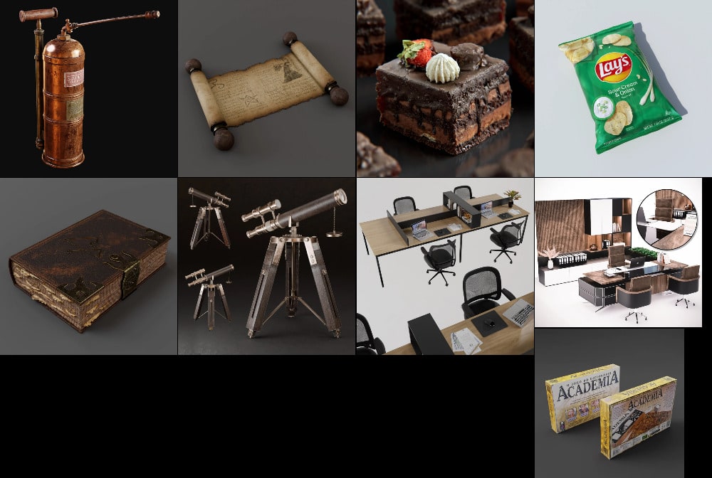 BlenderKit 装饰包 – BlenderKit Decoration Pack