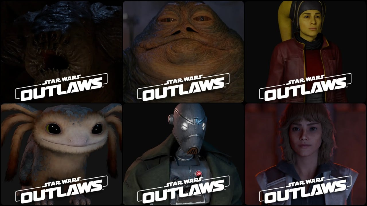 星球大战：亡命之徒 角色模型合集 – Star Wars Outlaws Characters Collection