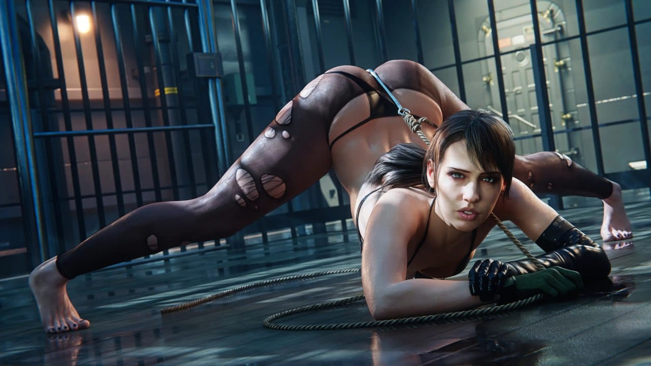 《合金装备》静 3D角色模型 – Strauzek – Quiet MHX v08