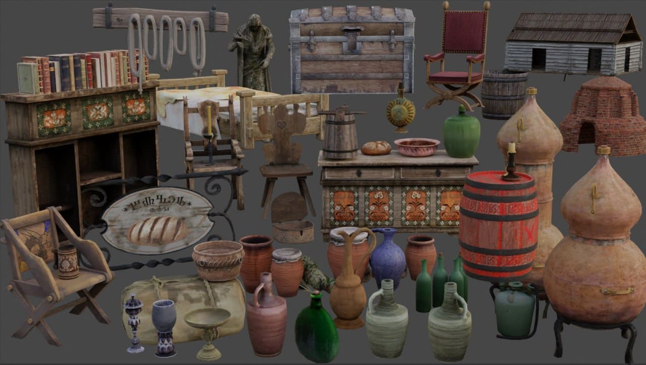 巫师3：狂猎 资产库 – The Witcher 3: Wild Hunt Asset Library