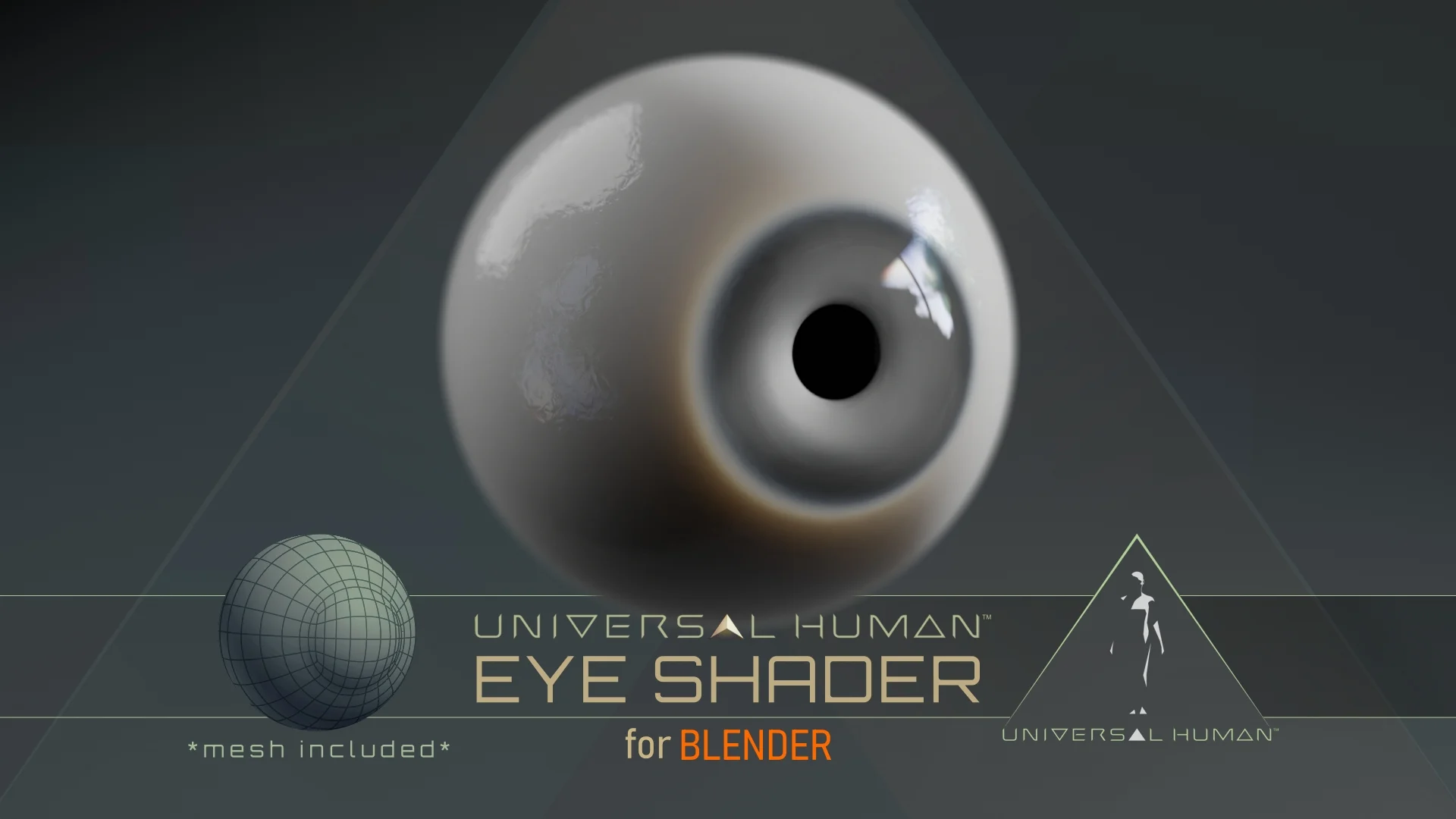 通用人眼着色器 v1.1 + 纹理包 – Universal Human Eye Shader v1.1 + Textures