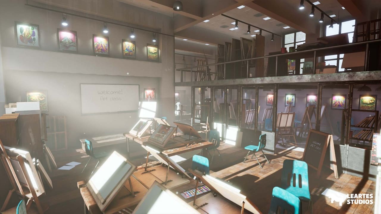 视觉艺术工作室环境/ 绘画与雕塑工作坊 – Visual Arts Workshop Environment/ Paintings Sculptings ( Visual Workshop )