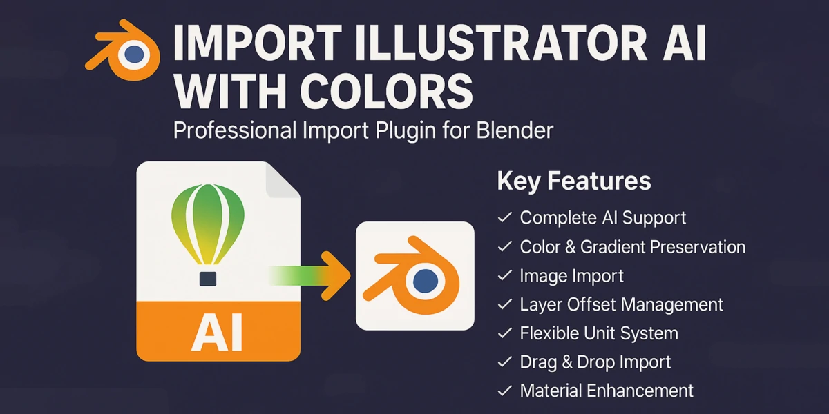 blender CorelDRAW矢量文件导入插件 – Import CorelDRAW v1.21