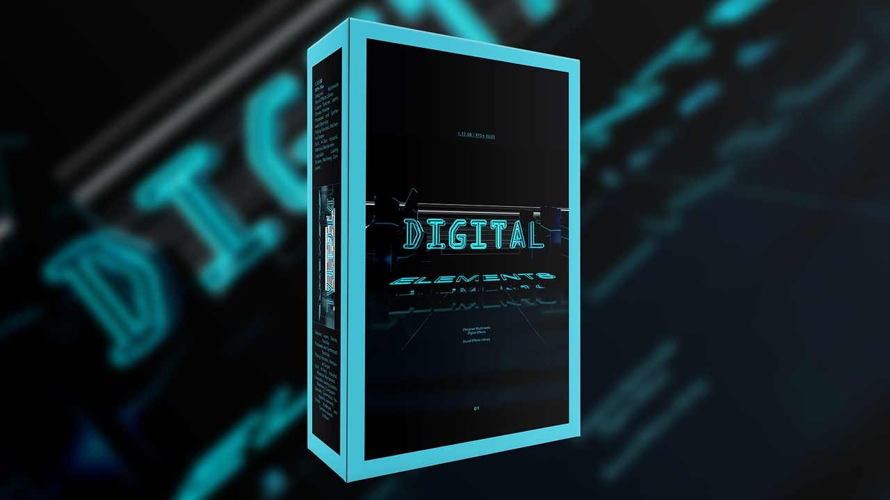 数字元素 – 赛博武器音效库 – Digital Elements – Cybernetic Sound Effects