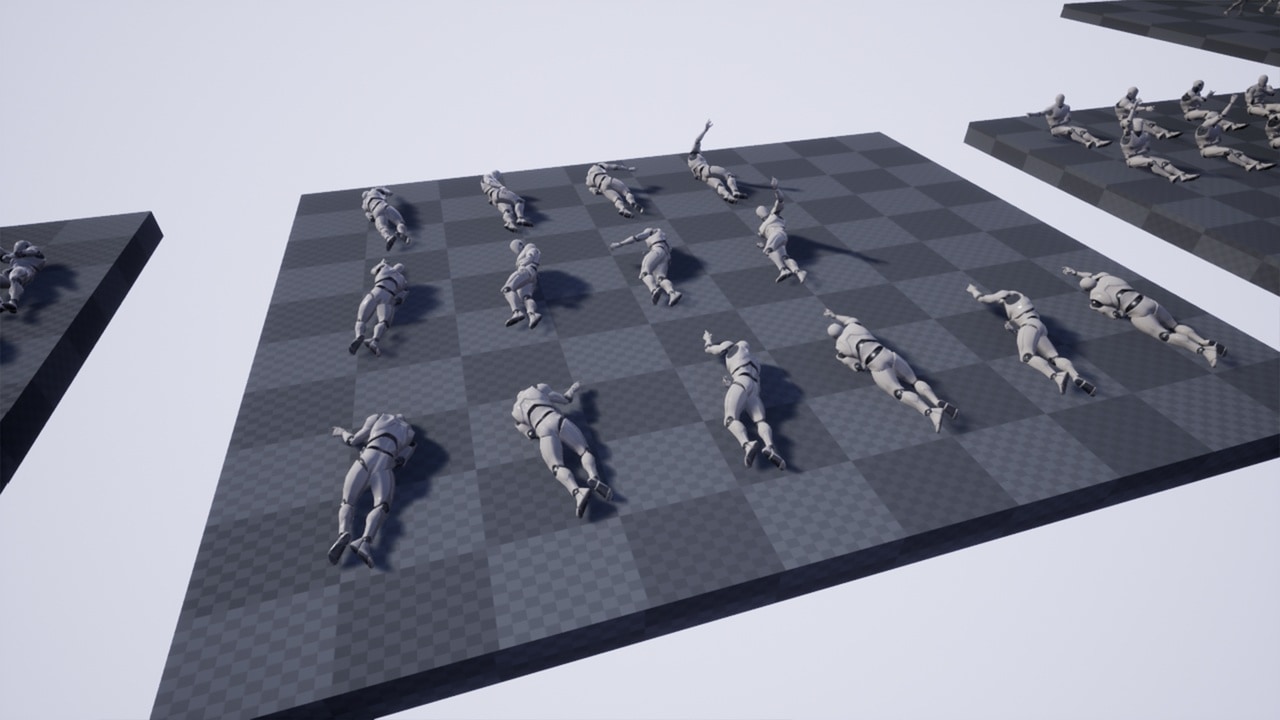 “战斗中负伤”动画集 – Wounded In Action Animations