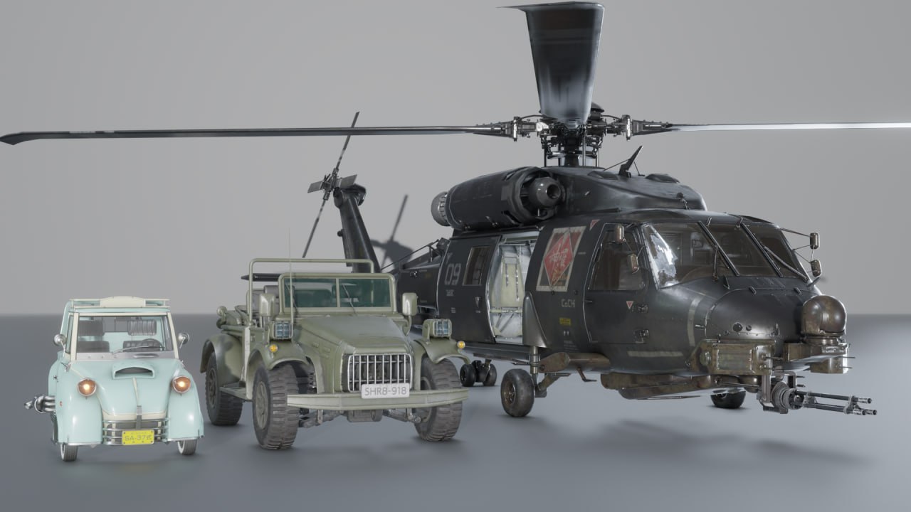 最终幻想VII 重制版 – 载具模型 – Final Fantasy VII Remake – Vehicles