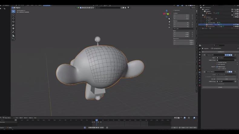 实时柔性体物理变形工具 – GeoNodeDeform / GeoJiggleDeformer v1.0.2