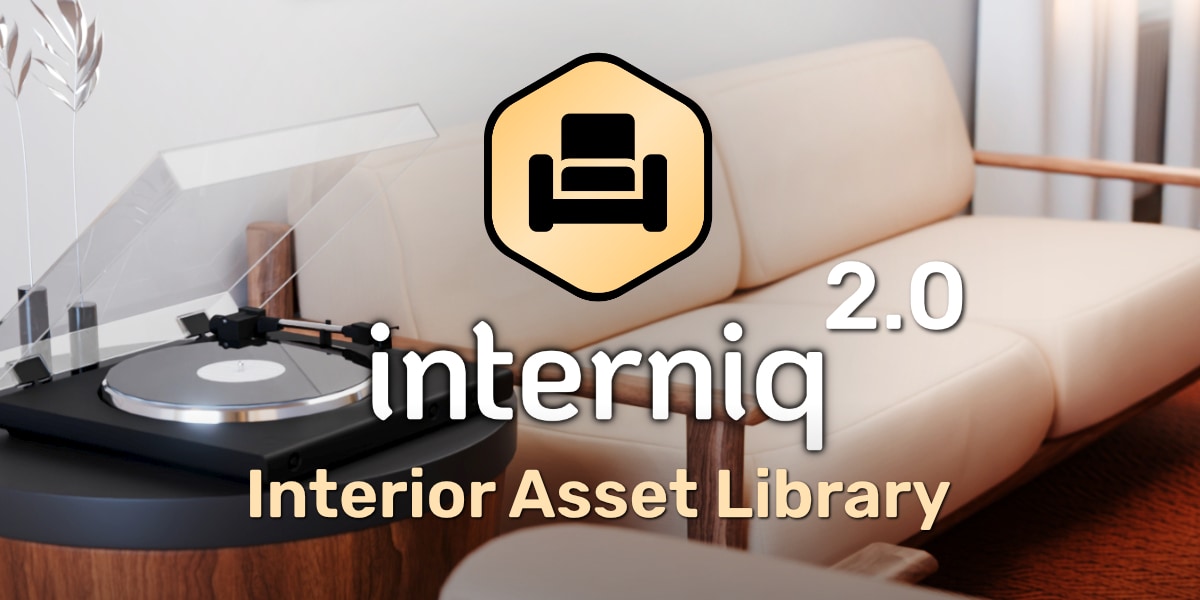 Interniq v2.0.0 室内模型库 – Interniq v2.0.0 Interior Asset Library for Blender