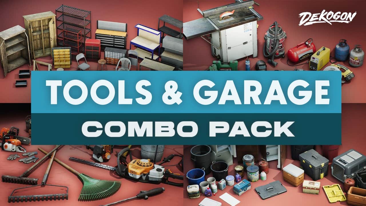 工具屋道具组合包（第1-6卷） – Toolshed – COMBO Prop Pack (VOL 1-6)