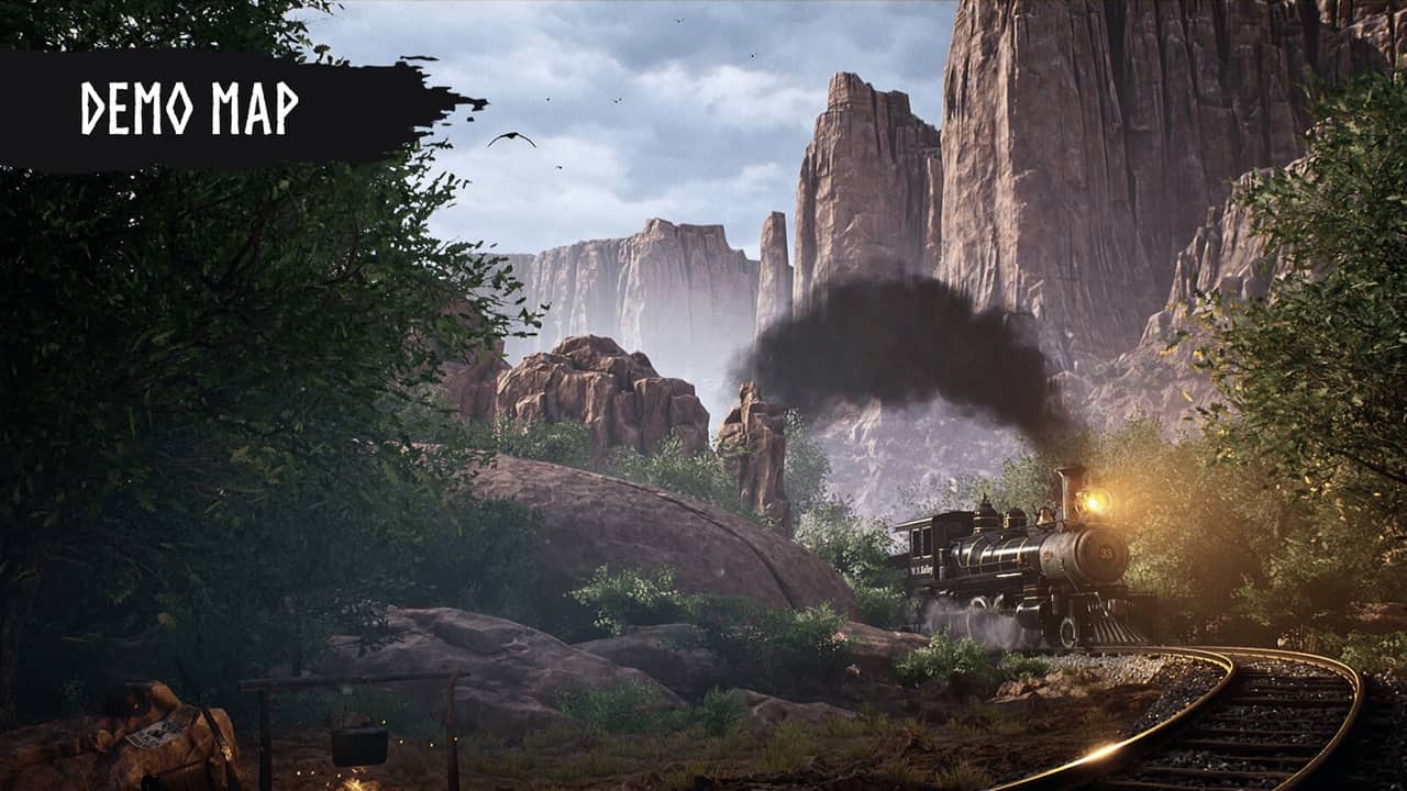 终极火车系统（火车、机车、蒸汽引擎、西部列车） – Ultimate Train System (Train, Locomotive, Steam Engine, Wild West Train)