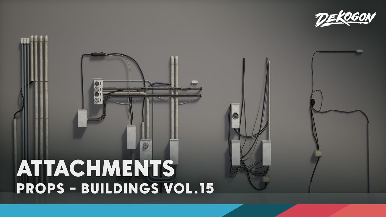 建筑资产包 第十五卷 – 附加组件 – Buildings VOL.15 – Attachments