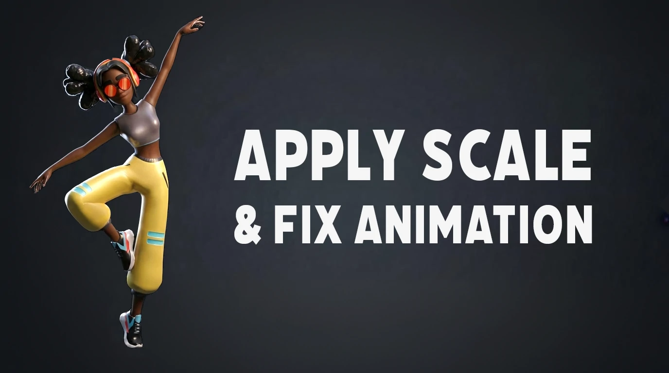 blender骨架动画安全应用缩放插件 – Smart Apply Scale v1.4