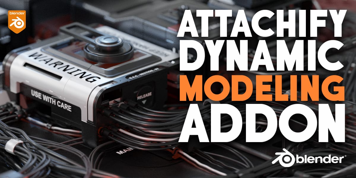 blender动态曲线连接与物理绑定插件 – Attachify Pro v1.0