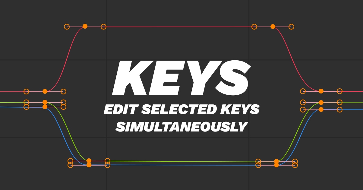 blender图形编辑器多关键帧批量编辑插件 – Keys v1.1.61