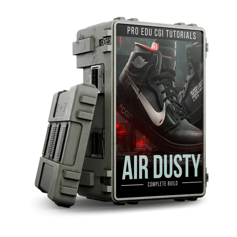 CGI完全构建：运动鞋渲染与后期精修教程 – CGI Complete Build: Shoe Rendering & Retouching