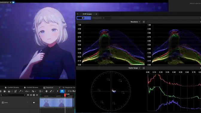 UE5颜色示波器工具 – YKPhotoScope