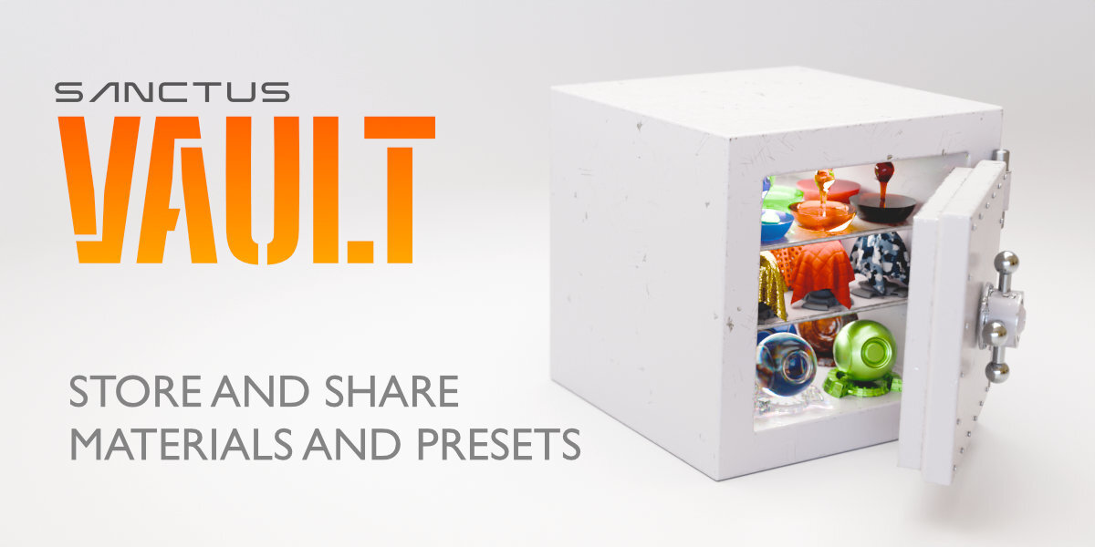 blender材质节点资产管理与社区共享插件 – Sanctus Vault v0.47