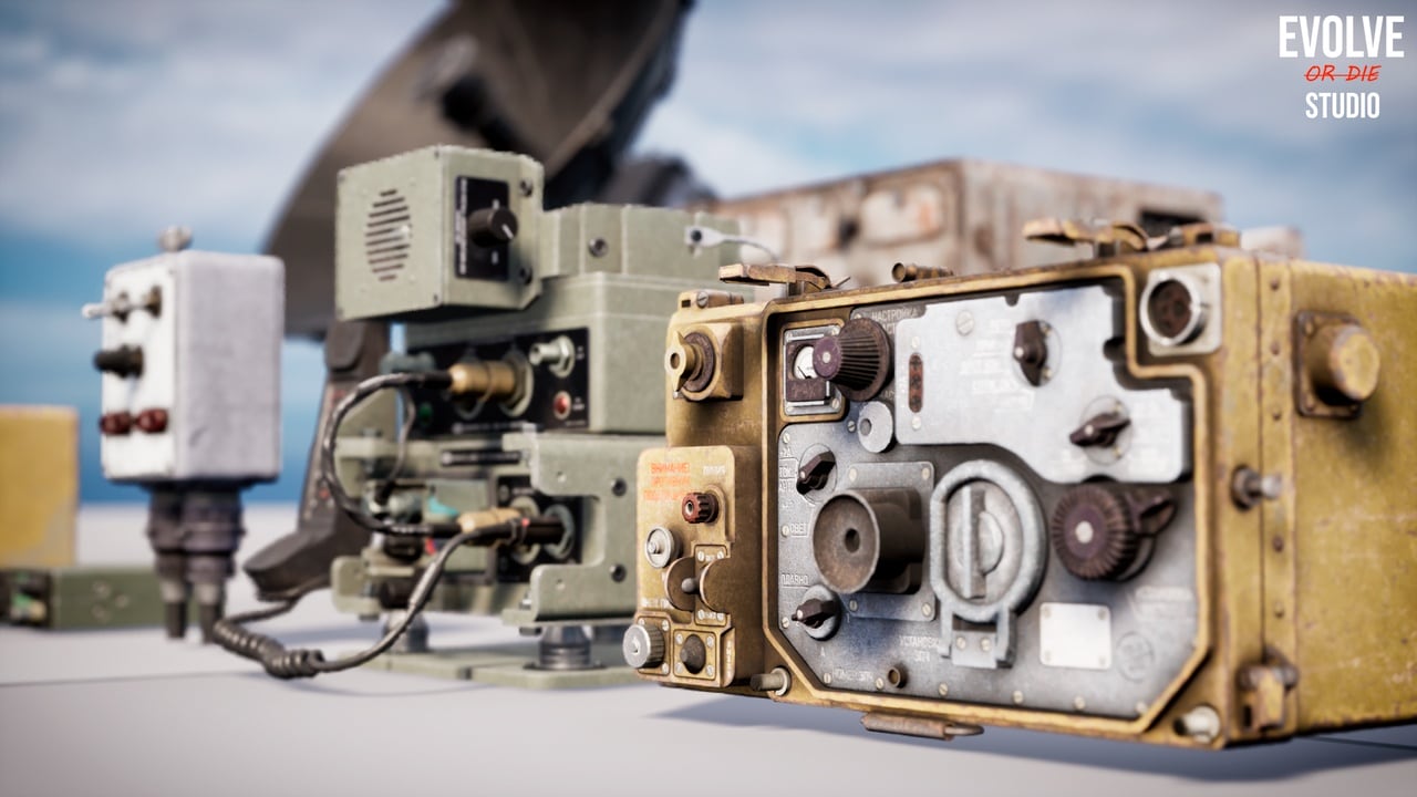 军用无线电设备道具包 – Military Radiostations Props Pack