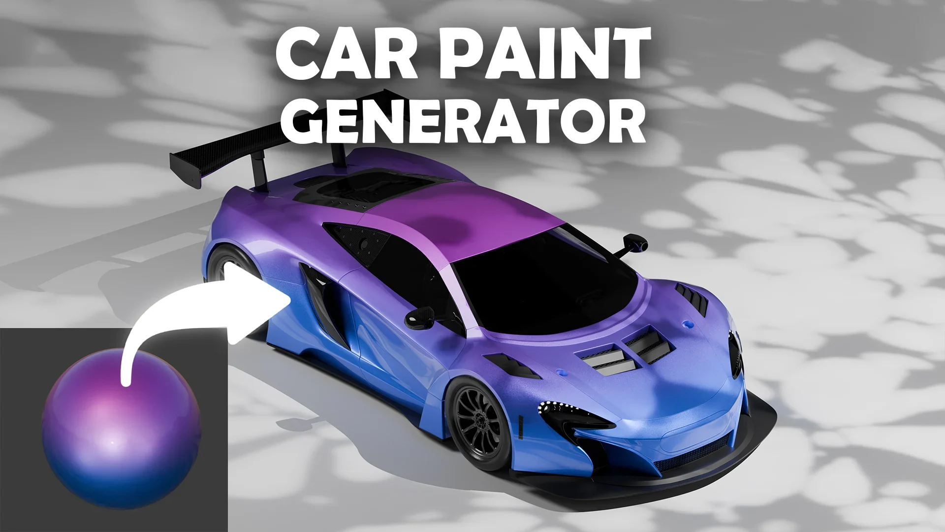 汽车车漆生成器 (Blender 5.0 插件) – Car Paint Generator (Blender 5.0 Addon)