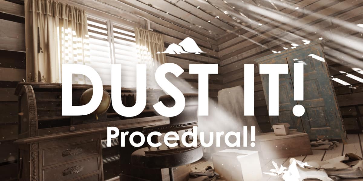 blender程序化灰尘与体积氛围生成插件 – Dust It! v1.0