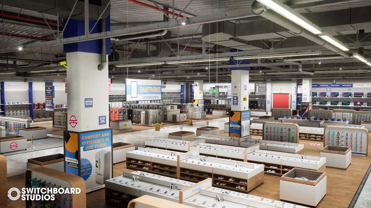 电子产品大卖场模块化环境 – Electronics Mega Store Modular Environment