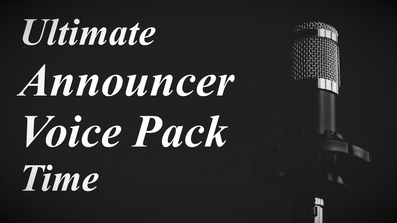 终极赛事播报员语音包 – 倒计时 – Ultimate Announcer Voice Pack – Time