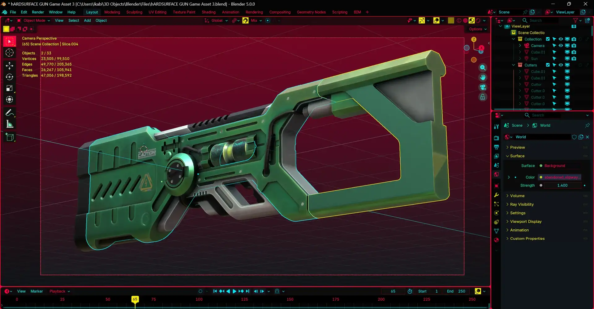 赛博朋克2077风格Blender深色主题 – Cyberpunk 2077 v1.1.3