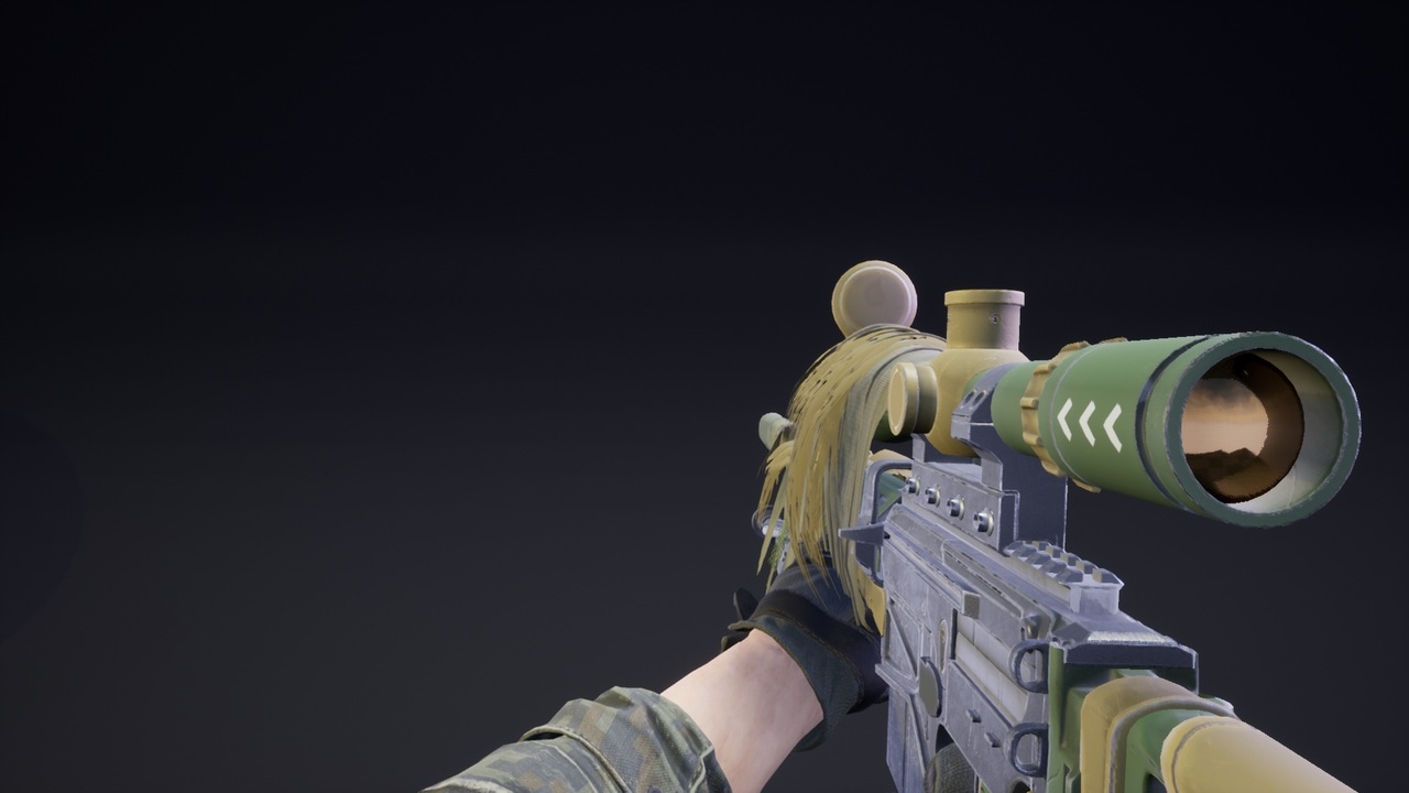 FPS 狙击步枪 03（含动画）- FPS Sniper Rifle 03 (Animations)