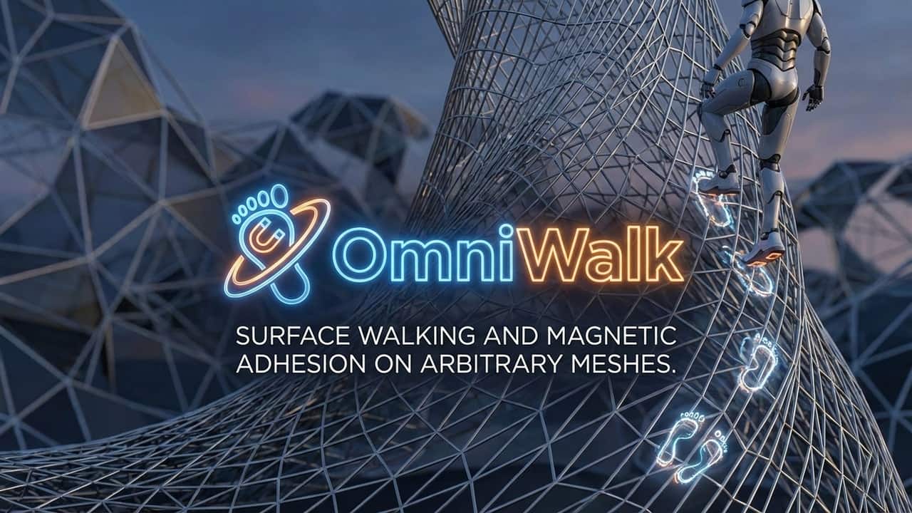 OmniWalk：任意重力与表面附着框架 – OmniWalk: Arbitrary Gravity & Surface Adhesion Framework