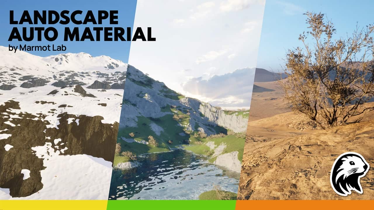 高级地形自动材质 – Advanced Landscape Auto Material