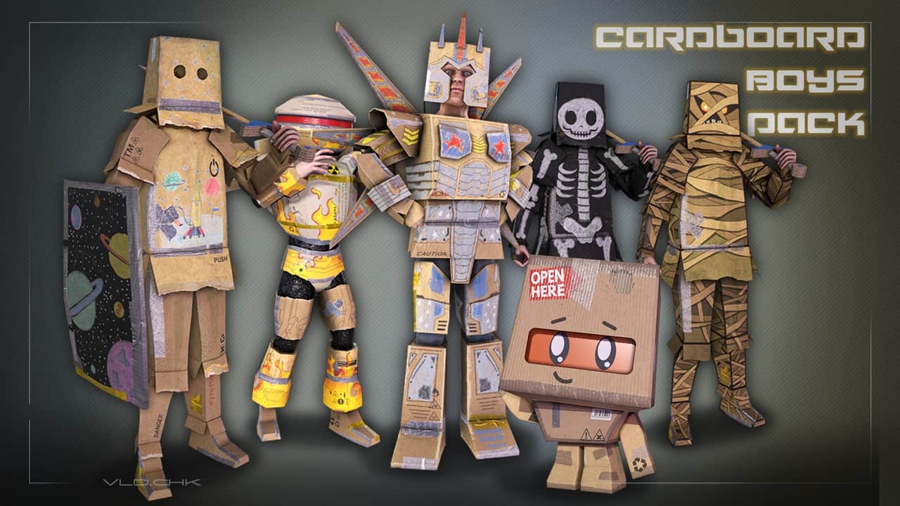 纸板男孩合集包 – Cardboard Boys Pack