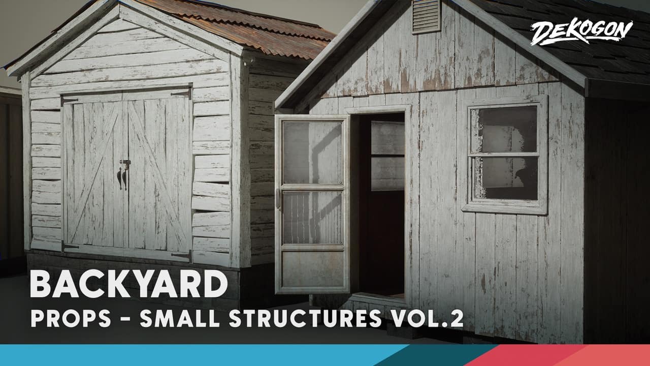 小型建筑结构 VOL.2 [低多边形] – Small Structures VOL.2 [Low Poly]