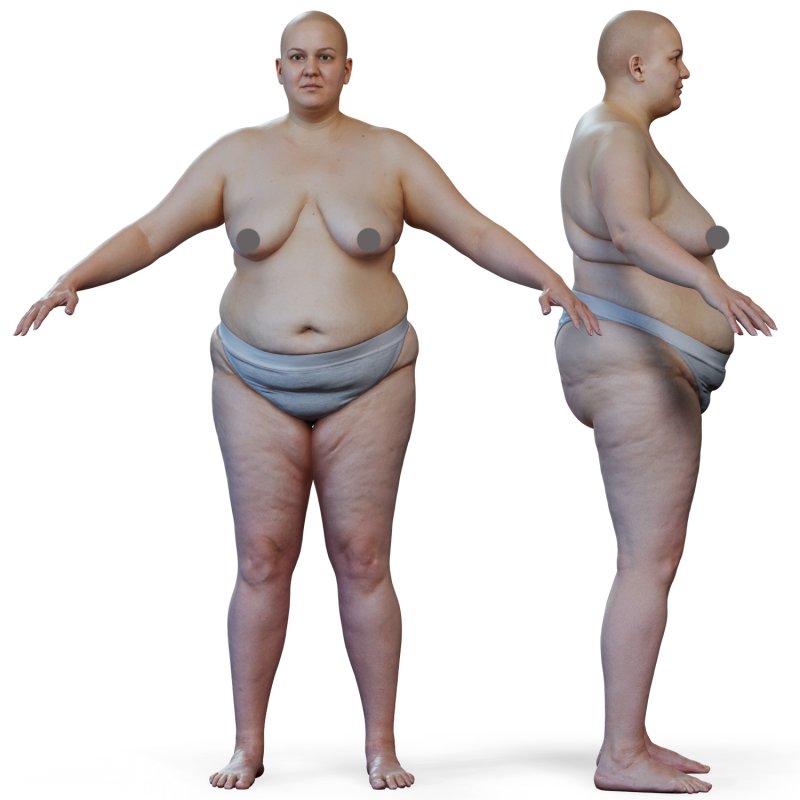 动画就绪身体扫描 / 女性 04 – Animation Ready Body Scan / Female 04