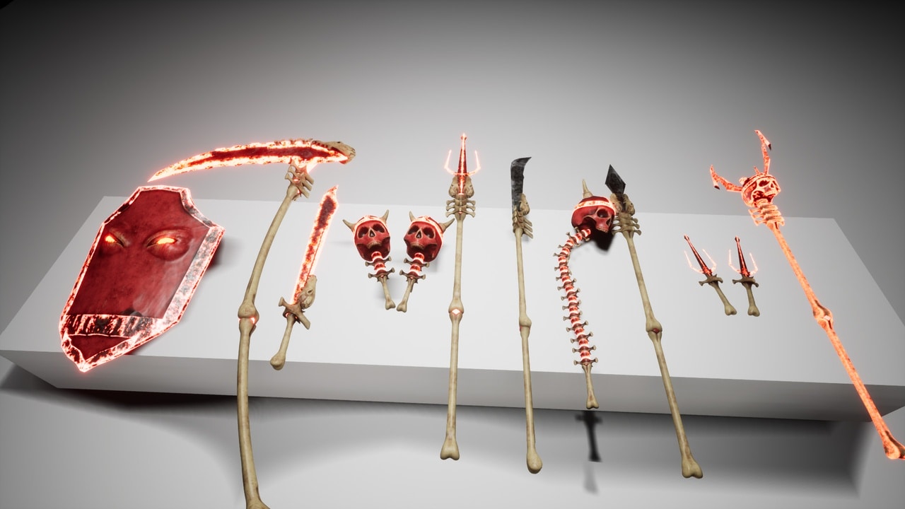 闪耀的手工武器 – Glittering handmade weapons