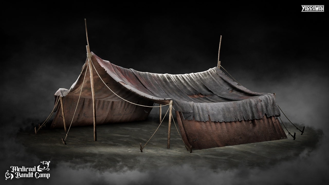 中世纪道具 Vol. 2 – 帐篷 – Medieval Props Vol. 2 – Tents